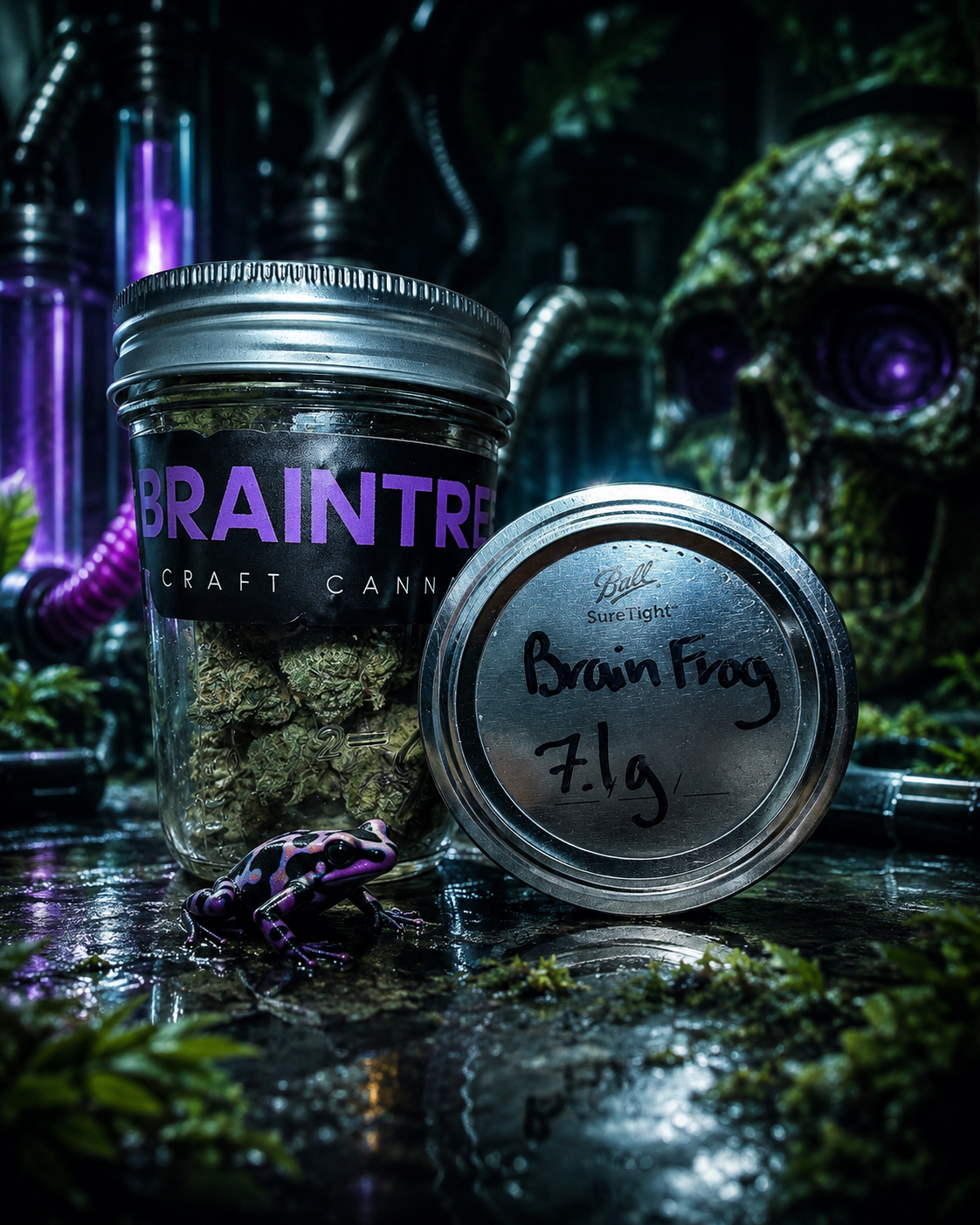 Brain Frog THCA flower
